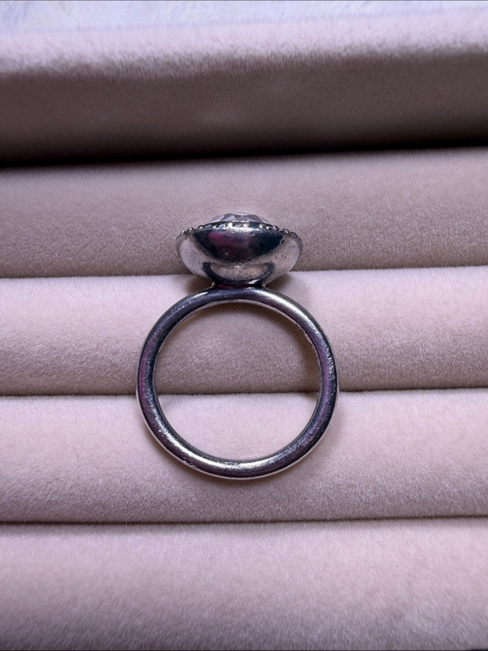 Pandora Crystal Halo Ring with Clear Stones - Picture 2 of 4